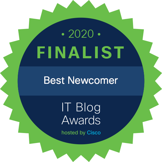 IT Blog Awards 2020 Finalist Best Newcomer Badge
