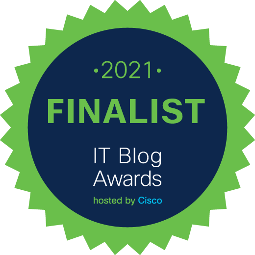 IT Blog Awards 2021 Finalist Badge